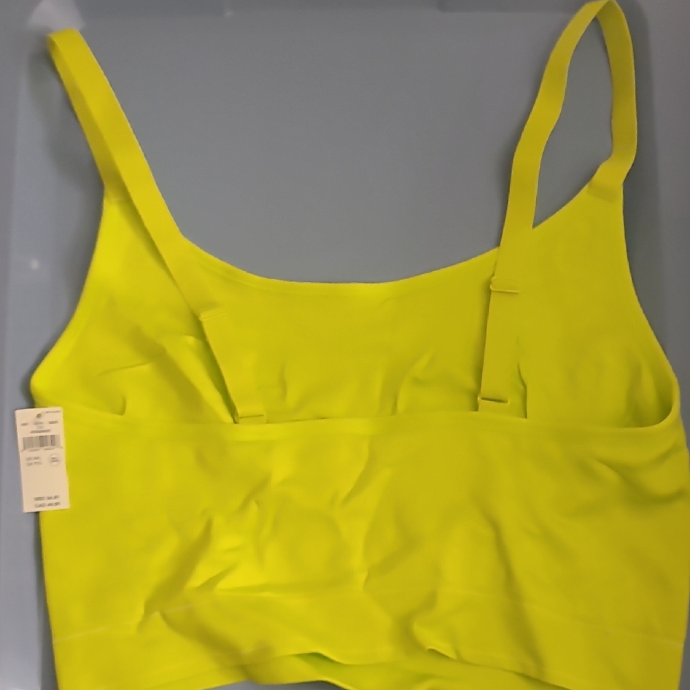 Aerie Neon Yellow Crop Top
